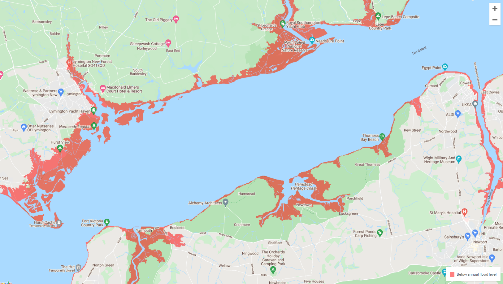 Anticipating Sea Level Rise – Solent Protection Society